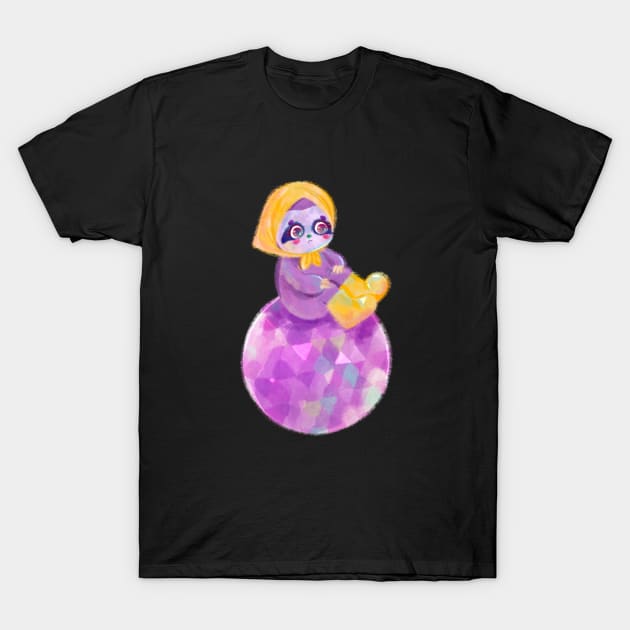 wercking ball sloth T-Shirt by byjilooo